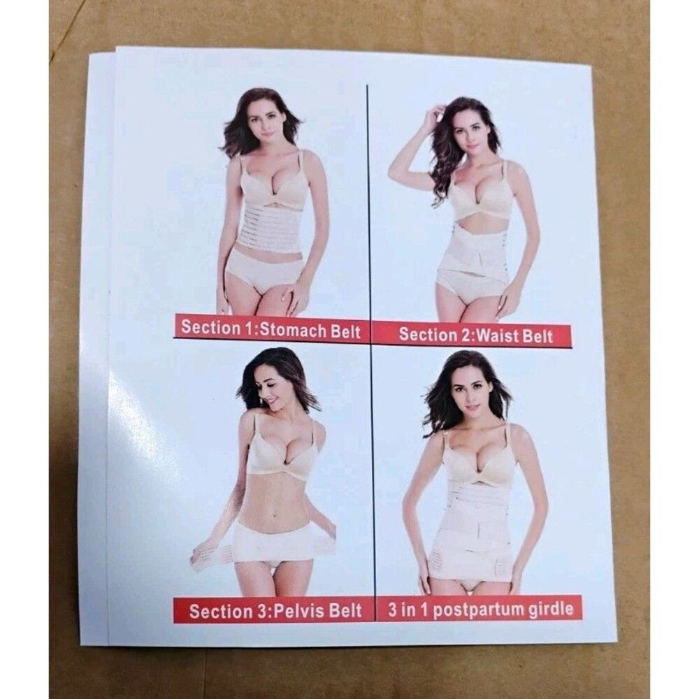NEW Chong Erfei Postpartum Maternity Recovery Belt 3 PIECE SET One Size - Picture 10 of 11